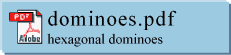 PDF file with hexagonal dominoes or hexaminoes